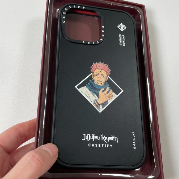 CASETiFY Jujutsu Kaisen Ryomen Sukuna Case iPhone 14 Pro Max Matte Black MagSafe - Picture 4 of 16